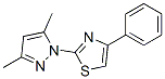 2-(3,5-Dimethyl-1H-pyrazol-1-yl)-4-phenylthiazole CAS#: 75007-33-9