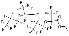 2-[3,6-Bis(trifluoromethyl)tridecafluoro-1,4,7-trioxadecan-1-yl]-2,3,3,3-tetrafluoropropionic acid ethyl ester CAS#: 79851-30-2