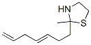 2-[(3E)-hepta-3,6-dienyl]-2-methyl-thiazolidine CAS#: 75606-68-7