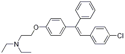 2-[4-[2-(4-Chlorophenyl)-1-phenylethenyl]phenoxy]-N,N-diethyl-ethanaMine CAS#: 761364-34-5
