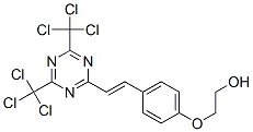 2-[4-[2-[4,6-bis(trichloromethyl)-1,3,5-triazin-2-yl]vinyl]phenoxy]ethanol CAS#: 79771-30-5