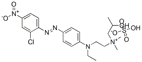 [2-[[4-[(2-chloro-4-nitrophenyl)azo]phenyl]ethylamino]ethyl](2-hydroxypropyl)dimethylammonium hydrogen sulphate CAS#: 72894-28-1