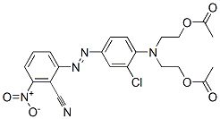 2-[[4-[(2-cyano-3-nitrophenyl)azo]-2-chlorophenyl](2-acetoxyethyl)amino]ethyl acetate CAS#: 73755-70-1