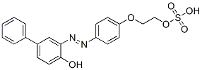 2-[4-[(4-hydroxybiphenyl-3-yl)azo]phenoxy]ethyl hydrogen sulphate CAS#: 73301-95-8