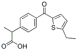 2-[4-(5-ethylthiophene-2-carbonyl)phenyl]propanoic acid CAS#: 77614-41-6