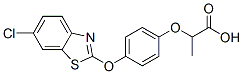 2-[4-(6-chlorobenzothiazol-2-yl)oxyphenoxy]propanoic acid CAS#: 73519-50-3