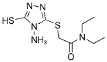 2-[(4-AMINO-5-MERCAPTO-4H-1,2,4-TRIAZOL-3-YL)THIO]-N,N-DIETHYLACETAMIDE CAS#: 790681-95-7