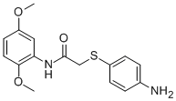2-[(4-AMINOPHENYL)SULFANYL]-N-(2,5-DIMETHOXYPHENYL)ACETAMIDE CAS#: 763129-51-7
