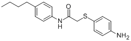 2-[(4-AMINOPHENYL)SULFANYL]-N-(4-BUTYLPHENYL)ACETAMIDE CAS#: 763128-02-5