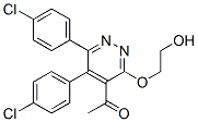 2-[[4-Acetyl-5,6-bis(p-chlorophenyl)pyridazin-3-yl]oxy]ethanol CAS#: 78613-00-0