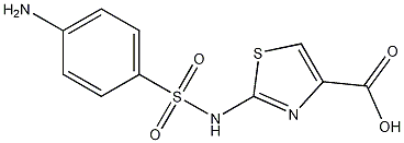 2-[[(4-Aminophenyl)sulfonyl]amino]-4-thiazolecarboxylic acid CAS#: 713081-49-3