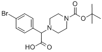 2-(4-BOC-PIPERAZINYL)-2-(4-BROMO-PHENYL)ACETIC ACID CAS#: 763109-75-7