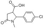 2-(4-CHLORO-PHENYL)-1-METHYL-5-OXO-PYRROLIDINE-3-CARBOXYLIC ACID CAS#: 75810-52-5