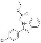 [2-(4-CHLORO-PHENYL)-BENZOIMIDAZOL-1-YL]-ACETIC ACID ETHYL ESTER CAS#: 705970-56-5