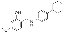 2-[(4-CYCLOHEXYLANILINO)METHYL]-5-METHOXYBENZENOL CAS#: 763130-01-4