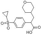 2-(4-CYCLOPROPANESULFONYL-PHENYL)-3-(TETRAHYDRO-PYRAN-4-YL)-PROPIONIC ACID CAS#: 745052-93-1