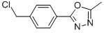 2-(4-Chloromethylphenyl)-5-methyl-1,3,4-oxadiazole CAS#: 79383-00-9