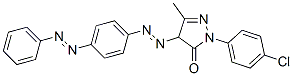 2-(4-Chlorophenyl)-2,4-dihydro-5-methyl-4-[[4-(phenylazo)phenyl]azo]-3H-pyrazol-3-one CAS#: 72152-86-4