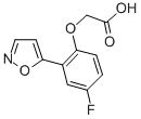 2-(4-FLUORO-2-(ISOXAZOL-5-YL)PHENOXY)ACETIC ACID CAS#: 763109-04-2