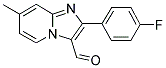 2-(4-FLUORO-PHENYL)-7-METHYL-IMIDAZO[1,2-A]-PYRIDINE-3-CARBALDEHYDE CAS#: 727652-06-4