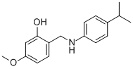 2-[(4-ISOPROPYLANILINO)METHYL]-5-METHOXYBENZENOL CAS#: 763130-63-8