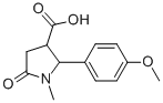 2-(4-METHOXYPHENYL)-1-METHYL-5-OXO-3-PYRROLIDINECARBOXYLIC ACID CAS#: 75810-50-3