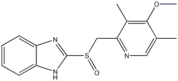 2-[[(4-Methoxy-3,5-dimethyl-2-pyridinyl)methyl]sulfinyl]-1H-benzimidazole CAS#: 73590-60-0