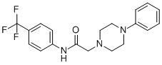2-(4-PHENYLPIPERAZINO)-N-[4-(TRIFLUOROMETHYL)PHENYL]ACETAMIDE CAS#: 720667-94-7