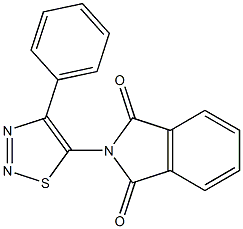 2-(4-Phenyl-1,2,3-thiadiazol-5-yl)isoindoline-1,3-dione CAS#: 78301-71-0