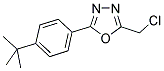 2-(4-TERT-BUTYLPHENYL)-5-(CHLOROMETHYL)-1,3,4-OXADIAZOLE CAS#: 754214-36-3