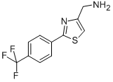 [2-[4-(TRIFLUOROMETHYL)PHENYL]-1,3-THIAZOL-4-YL]METHYLAMINE CAS#: 769920-90-3