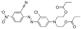 2-[[4-[bis[2-(1-oxopropoxy)ethyl]amino]-2-chlorophenyl]azo]-5-nitrobenzonitrile CAS#: 73862-12-1