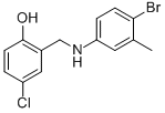 2-{[(4-bromo-3-methylphenyl)amino]methyl}-4-chlorophenol CAS#: 763133-29-5
