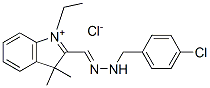 2-[[(4-chlorophenyl)methylhydrazono]methyl]-1-ethyl-3,3-dimethyl-3H-indolium chloride CAS#: 73718-63-5