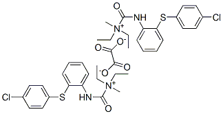 [2-(4-chlorophenyl)sulfanylphenyl]carbamoylmethyl-diethyl-azanium, 2-h ydroxy-2-oxo-acetate CAS#: 77711-83-2