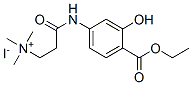2-[(4-ethoxycarbonyl-3-hydroxy-phenyl)carbamoyl]ethyl-trimethyl-azanium iodide CAS#: 73680-82-7