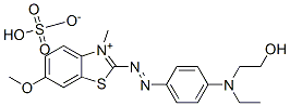 2-[[4-[ethyl(2-hydroxyethyl)amino]phenyl]azo]-6-methoxy-3-methylbenzothiazolium hydrogen sulphate CAS#: 74186-16-6