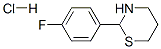 2-(4-fluorophenyl)-1,3-thiazinane hydrochloride CAS#: 79128-43-1