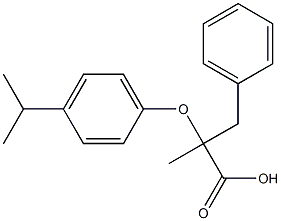 2-(4-isopropylphenoxy)-2-methyl-3-phenylpropanoic acid CAS#: 789469-67-6
