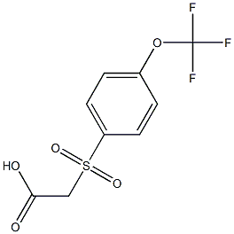 2-(4-(trifluoromethoxy)phenylsulfonyl) acetic acid CAS#: 773098-22-9