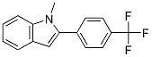 2-(4-(trifluoromethyl)phenyl)-1-methyl-1H-indole CAS#: 741709-14-8