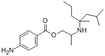 2-(4,6-Dimethylheptan-4-ylamino)propyl=p-aminobenzoate CAS#: 73713-49-2