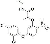 2-[5-(2,4-Dichlorophenoxy)-2-nitrophenoxy]-N-ethylpropionamide CAS#: 76120-22-4