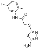 2-[(5-AMINO-1,3,4-THIADIAZOL-2-YL)SULFANYL]-N-(5-FLUORO-2-METHYLPHENYL)ACETAMIDE CAS#: 763126-29-0