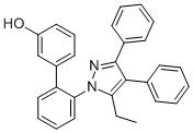2''-(5-ETHYL-3,4-DIPHENYL-PYRAZOL-1-YL)-BIPHENYL-3-OL CAS#: 710354-39-5
