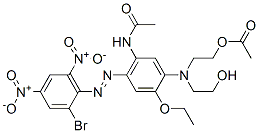 2-[[5-acetamido-4-[(2-bromo-4,6-dinitrophenyl)azo]-2-ethoxyphenyl](2-hydroxyethyl)amino]ethyl acetate CAS#: 75199-19-8