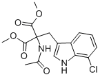 2-ACETAMINDO-2-(7-CHLOROINDOL-3-YLMETHYL)PROPANEDIOIC ACID DIMETHYL ESTER CAS#: 77306-52-6