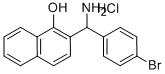 2-[AMINO-(4-BROMO-PHENYL)-METHYL]-NAPHTHALEN-1-OL HYDROCHLORIDE CAS#: 736173-16-3