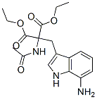 2-(Acetylamino)-2-[(7-amino-1H-indol-3-yl)methyl]malonic acid diethyl ester CAS#: 73747-60-1