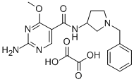 2-Amino-N-(1-benzyl-3-pyrrolidinyl)-4-methoxy-5-pyrimidinecarboxamide oxalate CAS#: 72412-41-0